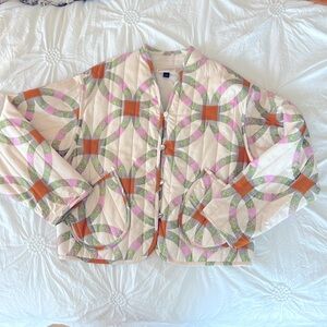 Quilted Print Jacket